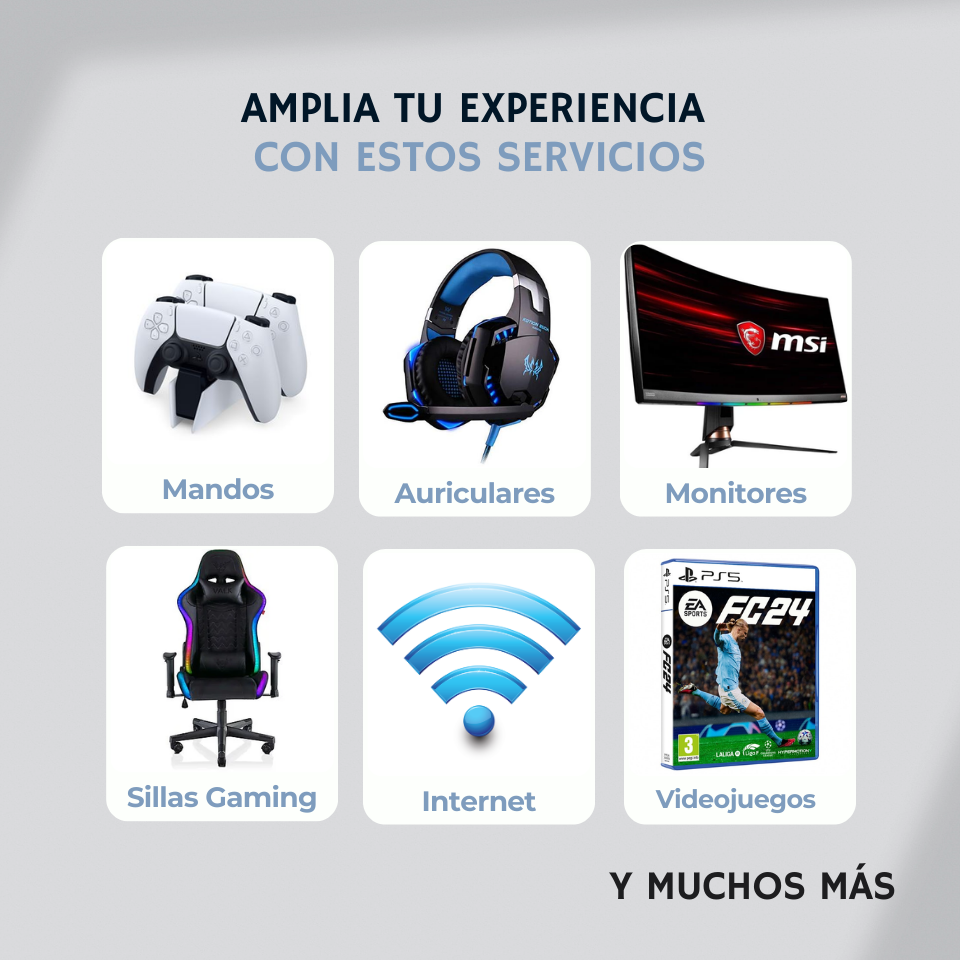 alquiler mandos ps5 servicios extra